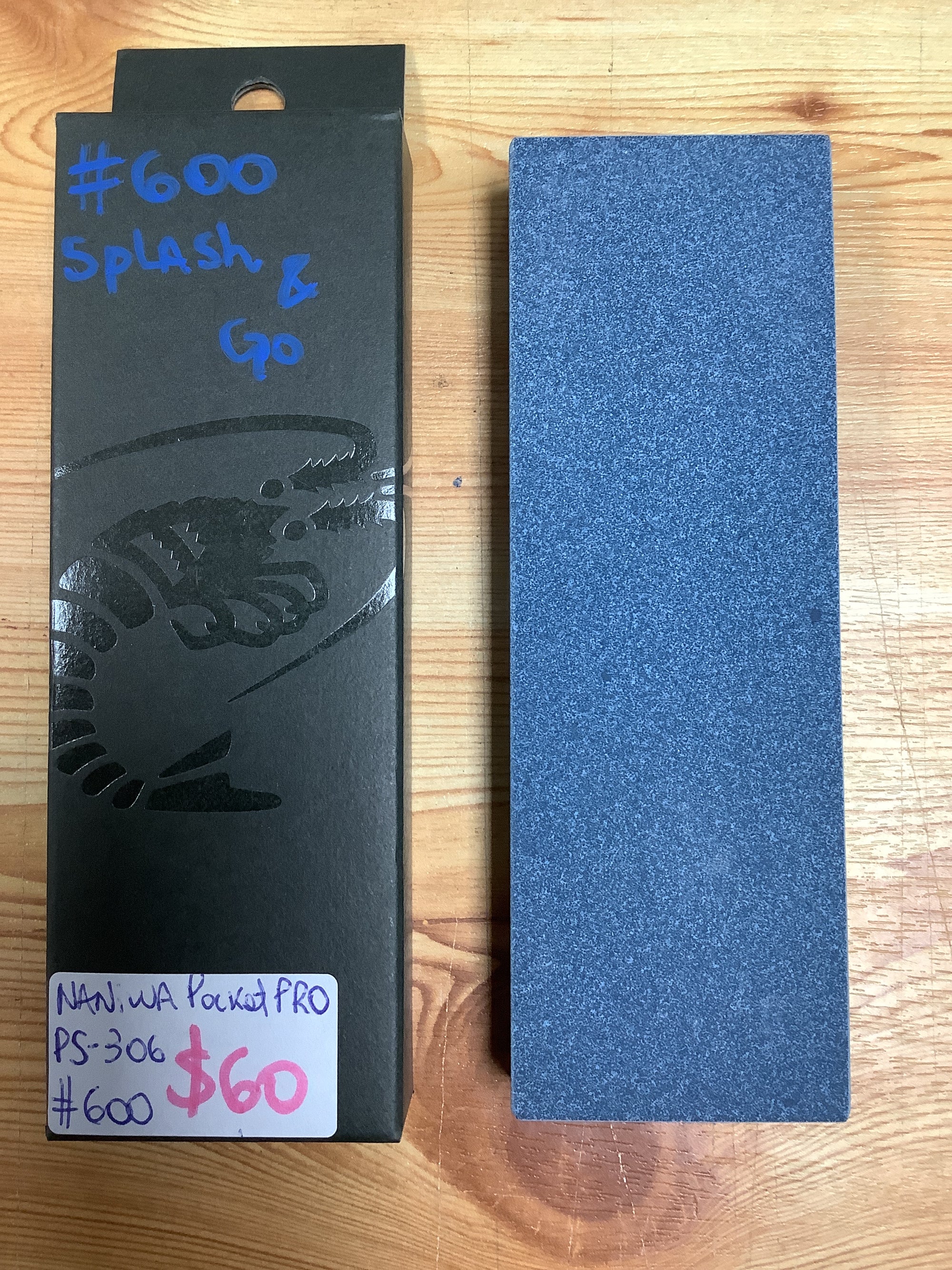 Naniwa Pocket Pro Stone #600 Grit PS-306 - Koi Knives