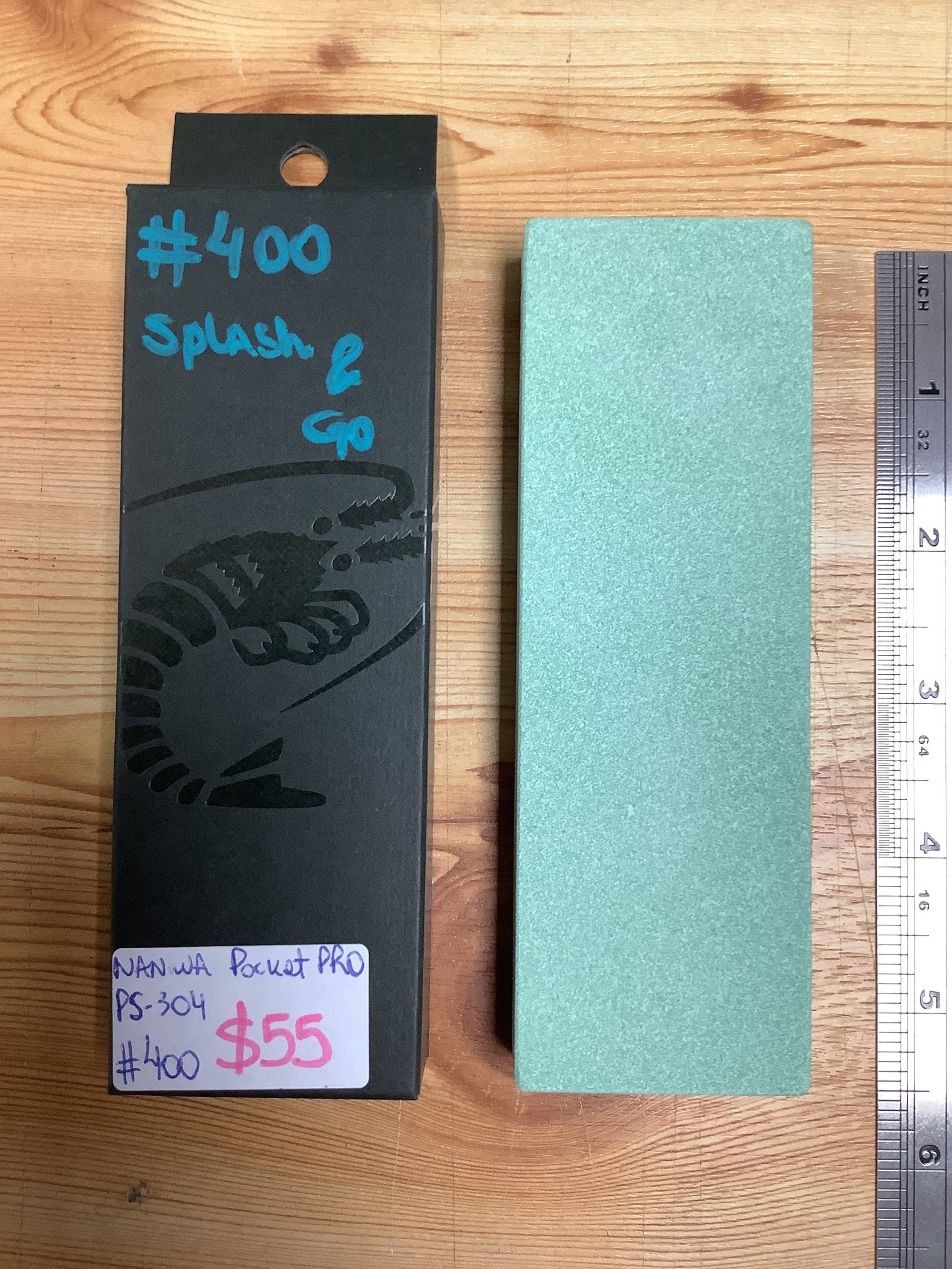 Naniwa Pocket Pro Stone #400 Grit PS-304 - Koi Knives
