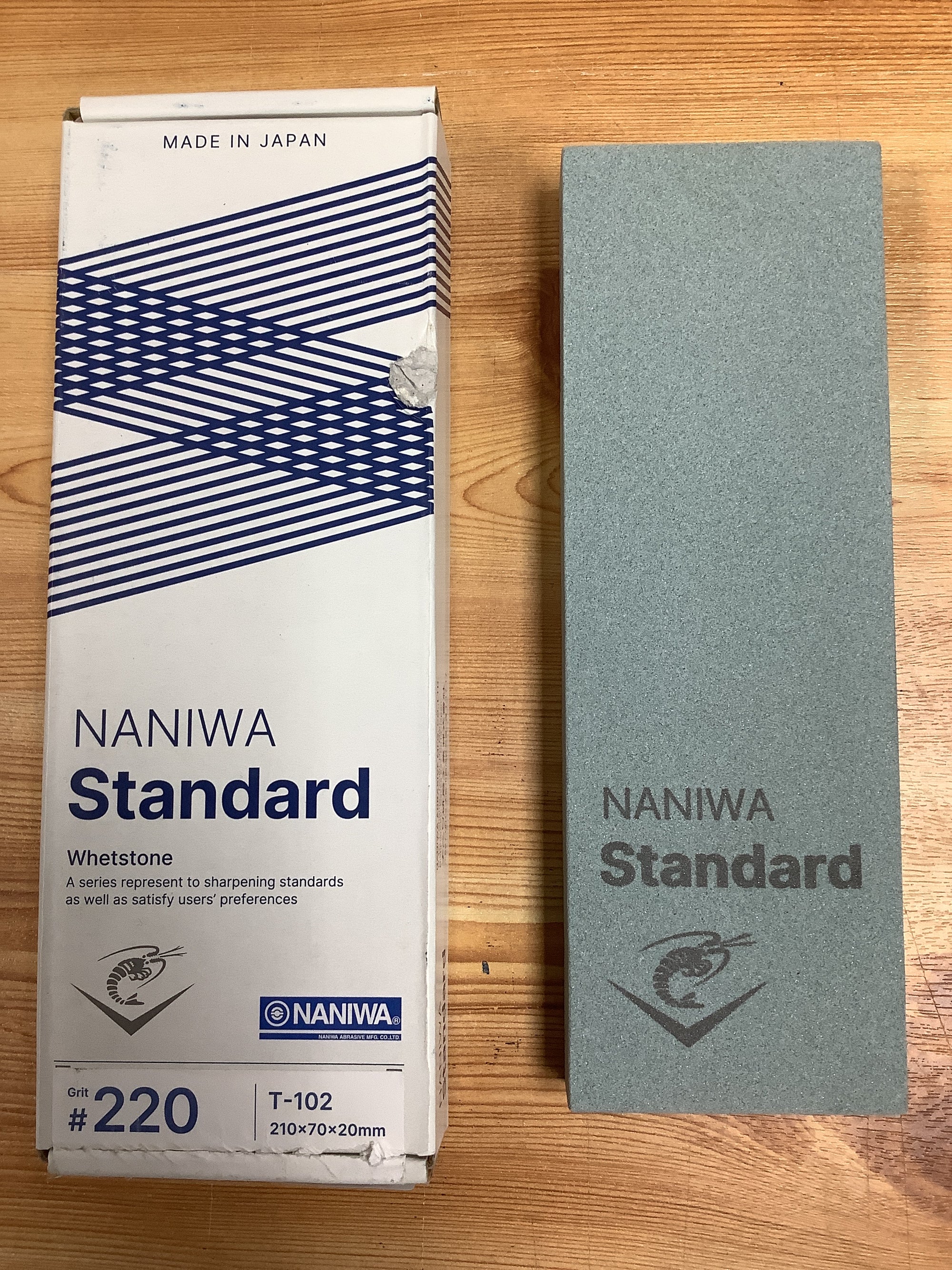 Naniwa Standard Traditonal Sharpening Stone | #220 Grit - Koi Knives